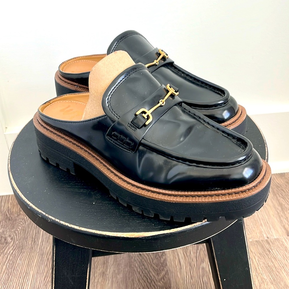 Sam Edelman loafers - Black and Tan - 8